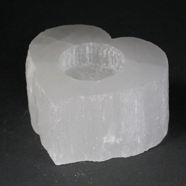 Castiçal de Coração Selenite