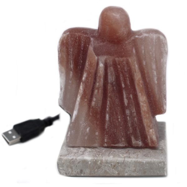 Candeeiro de sal do Himalaia em forma de anjo USB (Multi)