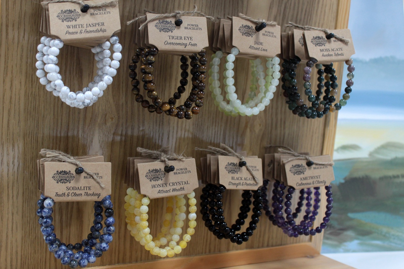 1976 Pulseira de Energia - Jaspe Branco - Image 2