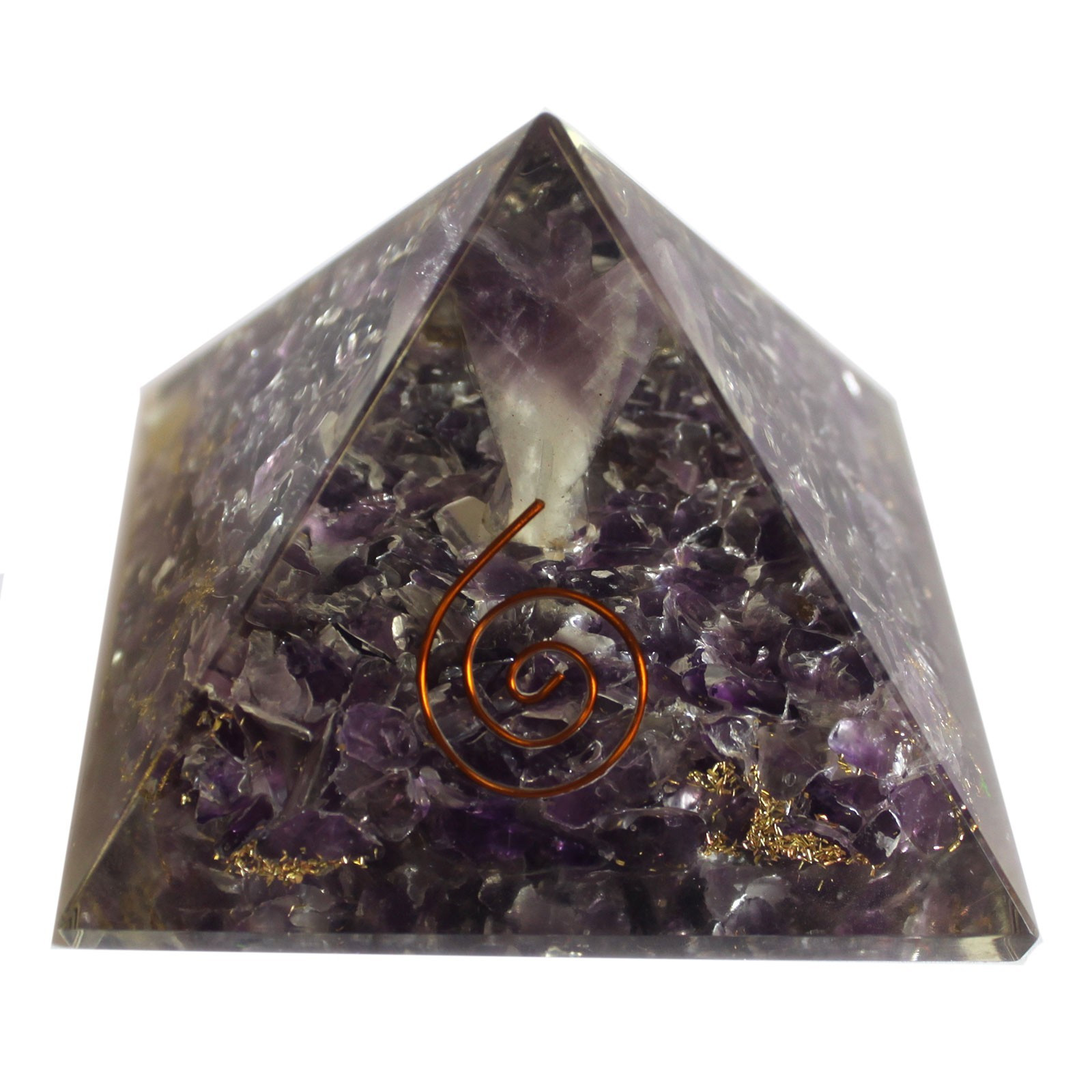 2078 Lrg Orgonite Pirâmide70mm - Anjo - Image 2