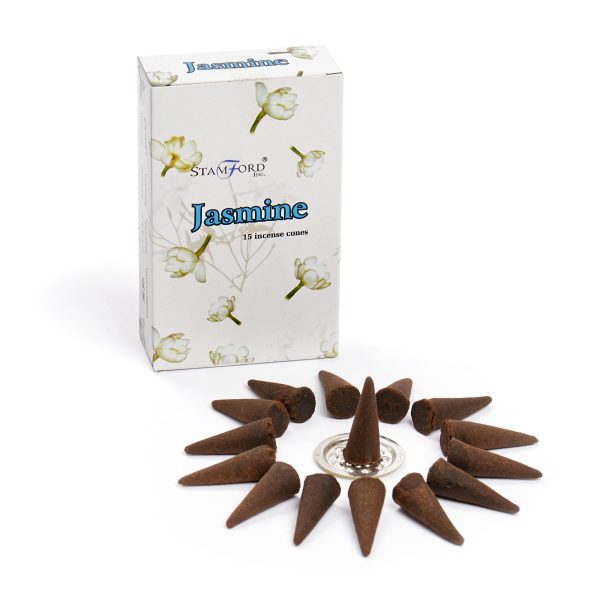 Conos de incenso jazmín