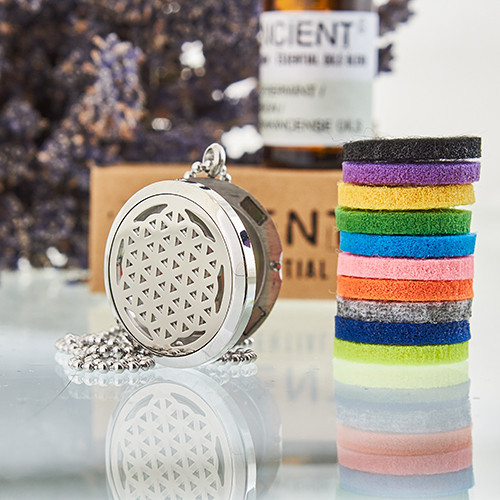 4455 Colares De Aromaterapia - Flor da Vida 30mm - Image 3