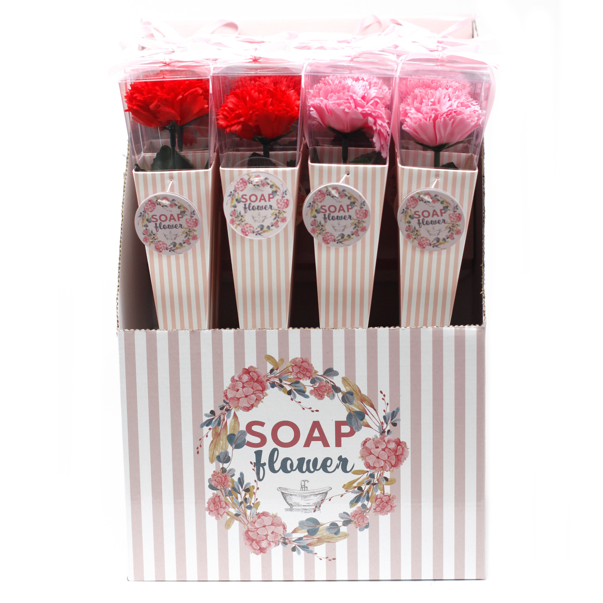 4755 12x Flores de Sabão - Clavel mediano - Image 4