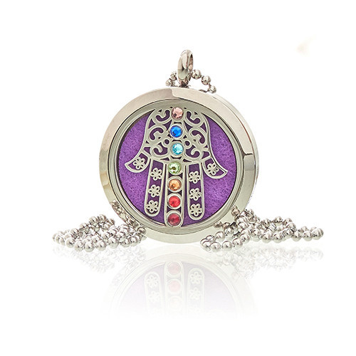 Colar de aromaterapia - Hamsa Chakra - 30mm