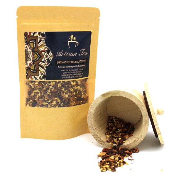 50g de infusão de chocolate quente orgânico chai