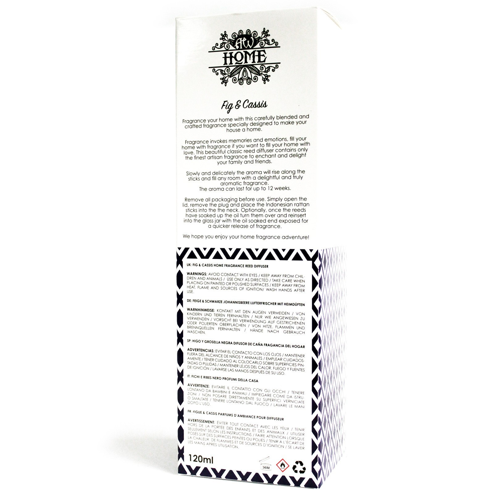 633 Difusor de palheta 120ml - Figo e cassis - Image 5