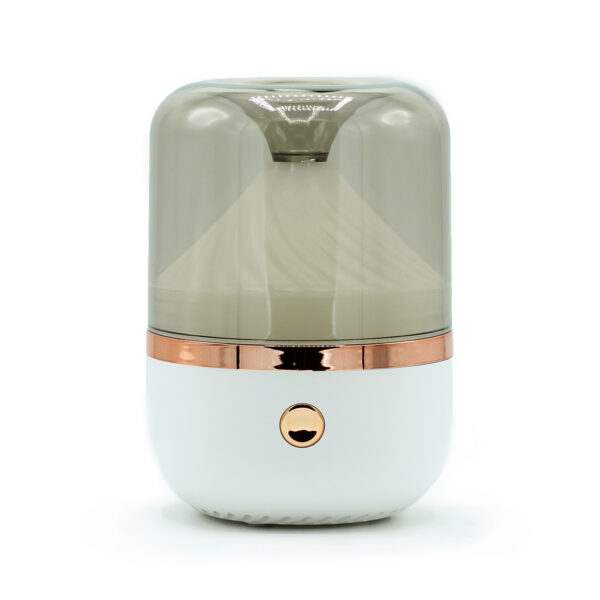 Difusor de Aroma Urbano Branco e Bronze - USB - Mudança de Cor